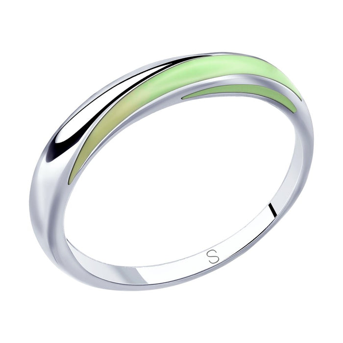 SOKOLOV - Moonlight Silver Ring With Enamel