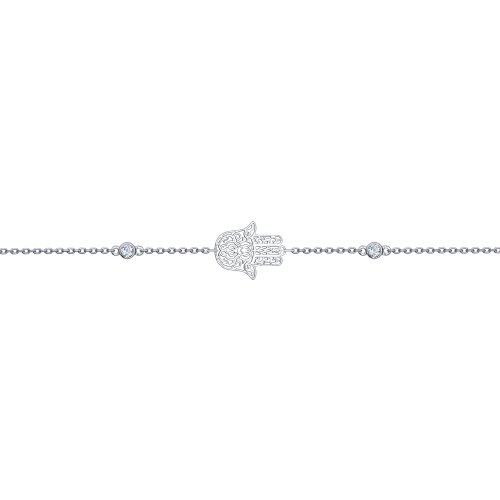 SOKOLOV - Hamsa 925 Silver Bracelet With Phianites