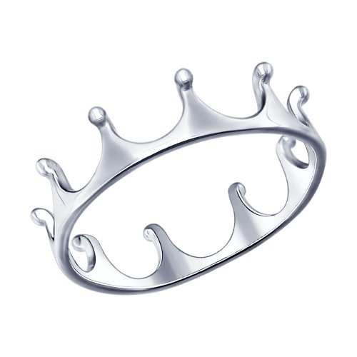 SOKOLOV - Crown Simple Ring - 925 Sterling Silver